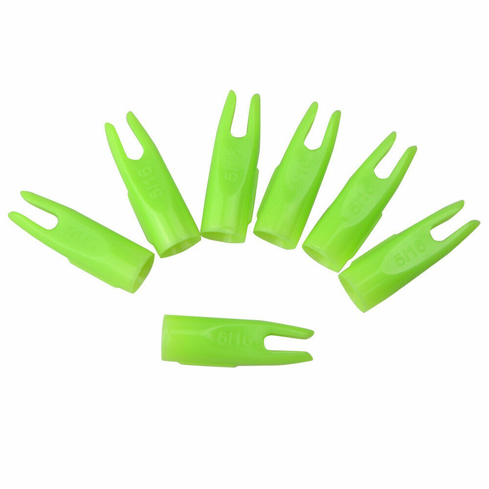 50 PK Archery Hunting Compound Bow Arrow Nocks Plastic Nocks For OD 6