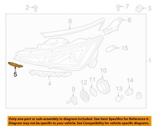 HYUNDAI OEM 19-20 Elantra-Headlamp Assy Lower Bracket Right 92154F2500