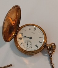 Pocket Watch Waltham 1894 Gold Watch
