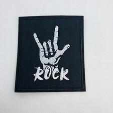 Devil Horns Rock Music Hand Patch Iron-On/Sew-On Embroidered Biker Punk Rocker