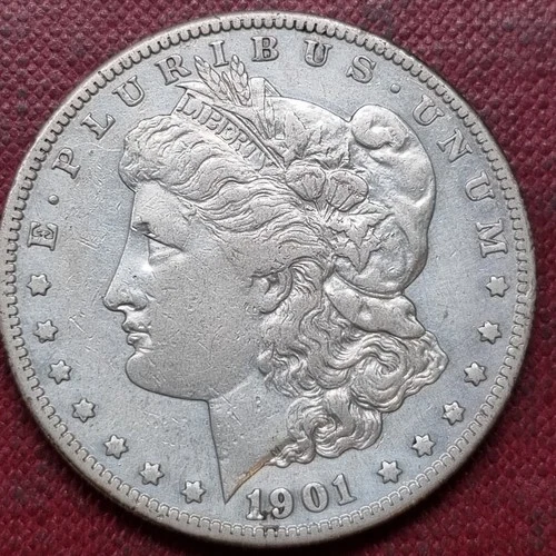 1901 S Morgan Dollar 1$ XF - AU Details #98430