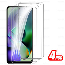 4 Pack Tempered Glass Screen Protector for Motorola Moto G 4G 5G Phones