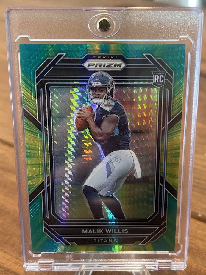 2022 Prizm Malik Willis #303 Hyper Prizm /175 (RC) Miami Dolphins 🐬