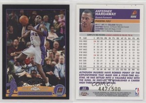2003-04 Topps Chrome Black Refractor /500 Anfernee Hardaway #22