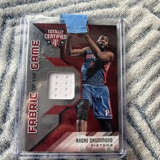 Andre Drummond 2015-16 Panini Totally Certified Fabric of the Game Red SP #/199