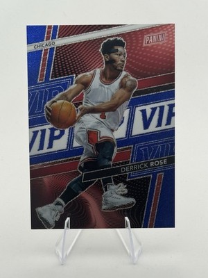 2026 Panini National VIP Gold Pack DERRICK ROSE BLUE ICE PRIZM /75 Bulls