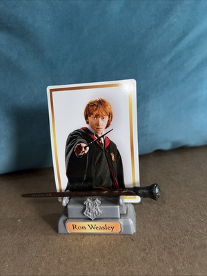 #ad 2019 Harry Potter Ron Weasley Wand and Card and Display Stand Collectible $12.77
