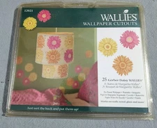 Wallies 12021 25 Gerber Daisiy Wallpaper Cutouts Pre-Pasted Decor Accents New