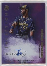 2021 Bowman Inception Fuchsia Foil /75 Jeferson Quero #PA-JQ Auto 2s2