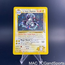 Lt. Surge's Magneton 8/132 Unlimited Holo Gym Heroes Pokemon TCG MP on eBay