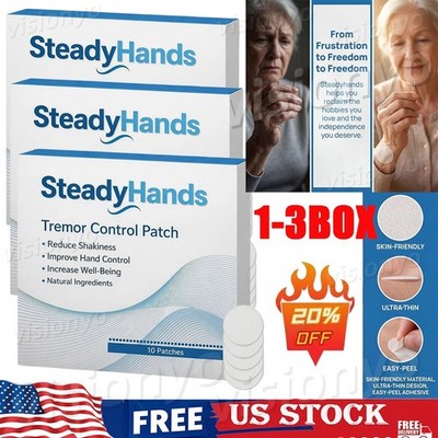 Steadyhands Tremor Control Patch, Steady Hands Control Patch - Hand Stabilizer 