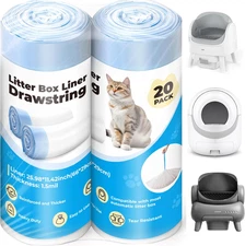 Cat Litter Box Liner for Self Cleaning Litter Box, Extra Thick Cat Litter Bag...