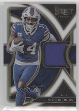 2022 Panini Select Select Swatches White Prizm 25/75 Stefon Diggs #SS-26 16wc