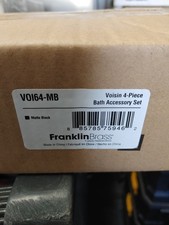 Franklin Brass Voisin 4 Pc Bathroom Set - Matte Black