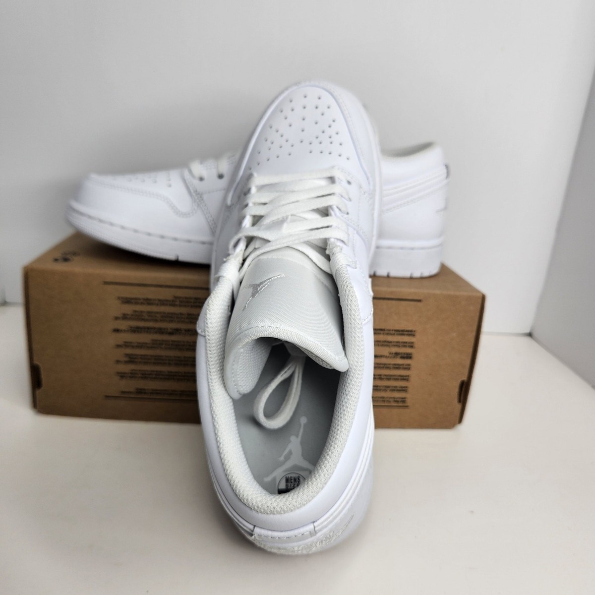 Air Jordan 1 Low Triple White Size 10 Men | eBay