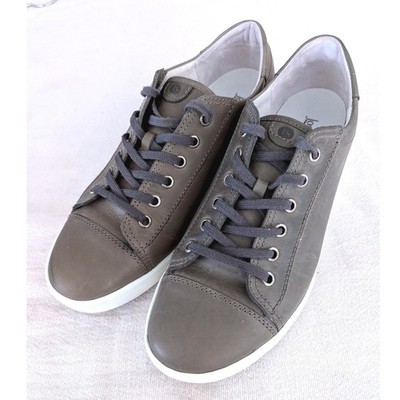 Joseph Seibel Sina 11 Gray Leather Comfort Sneaker Lace Up EU 41 US 10 Walking 
