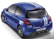 RENAULT CLIO 3 (2005 - 2016) GORDINI WEISSE AUFKLEBER STREIFEN KIT MIT "G"
