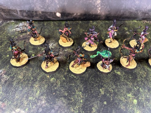 Warhammer AoS Hedonites of Slaanesh Blissbarb Archers Painted (#361) - Picture 12 of 13