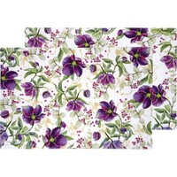 Ihr Rose Noel Tischset Platzset Platzdeckchen Blumen Winter 33X48 Cm Gold