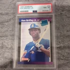 1989 Donruss Ken Griffey Jr Rated Rookie #33 PSA 8