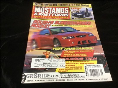 Muscle Mustangs & Fast Fords Magazine June 2001 Roush's Supercharged Rocket