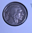 1937-D Very Nice  Buffalo Nickel #344