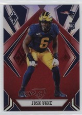 2020 Panini Phoenix Rookies Red 262/299 Josh Uche #168 13c1