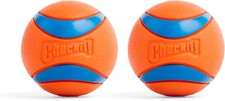 Chuckit Ultra Ball Dog Toy Medium 2.5" 2 Pack for Dogs 20-60 lbs