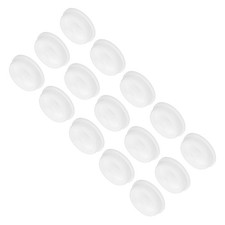 15pcs T-Shaped Silicone Plugs 51.3mm 2" Dia Snap in Plug Seal Round White