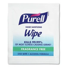 Purell 90211M IND Wrapped Premoistened Sanitizing Hand Wipes - WHT (1000/CT) New
