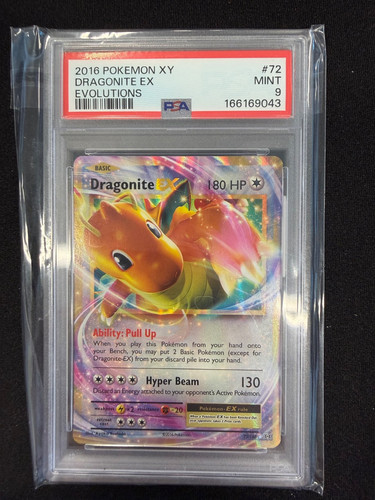 Dragonite-EX graded PSA 9 for sale on eBay