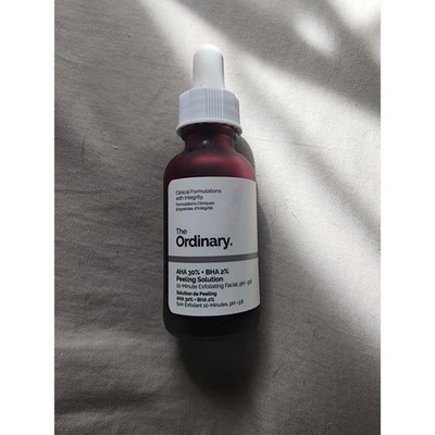 The Ordinary Authentic AHA 30%+BHA 2% High-Strength Peeling Solution 1 oz/30 mL