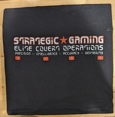 Vintage Jinx Strategic Gaming Black Short Sleeve T-Shirt Large
