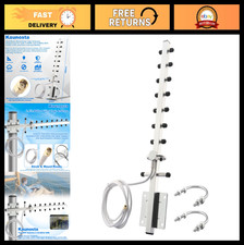 High Gain Dual Band 9dBi Yagi WiFi Antenna - Outdoor Directional for Long-Range
