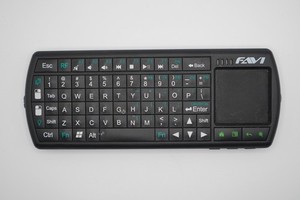 FAVI FE02RF-BL Black USB RF Wireless Mini SmartStick Keyboard with Mouse Touchpa
