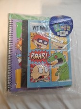Nickelodeon Rugrats Stationery Ser Binder Folder Notebook Composition New Sealed