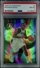 2008-09 Upper Deck Radiance /299 Brandon Bass #5 PSA 8 1ek2