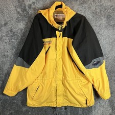 Vintage Columbia Jacket Mens Large Tech Series Hooded Windbreaker 90s