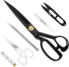 Professional Tailor Scissors 8 Inch - Fabric Scissors Heavy Duty, Sharp Sewing S