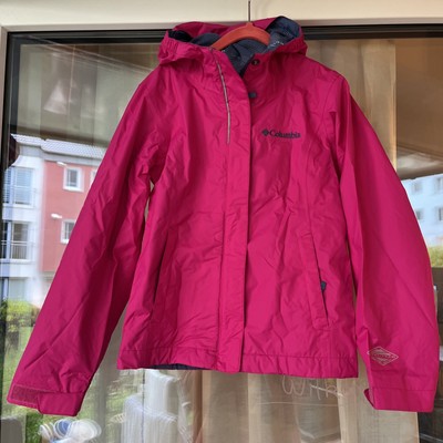 Top Zustand!  Columbia leichte Kapuzen-Jacke Windjacke Gr. XS, ca. 128! 