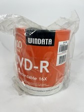 DVD-R Windata 100-Count Spindle New In Package Sealed