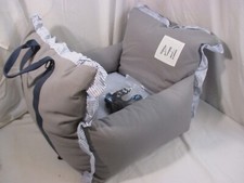 NIFTY FAIRY Pet Car Seat with Safety Belt  Carrying Handle - Grey - New