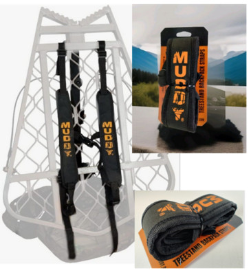 Muddy Treestand Backpack Straps, Chest Strap Summit Deer Stand Big Bucks 