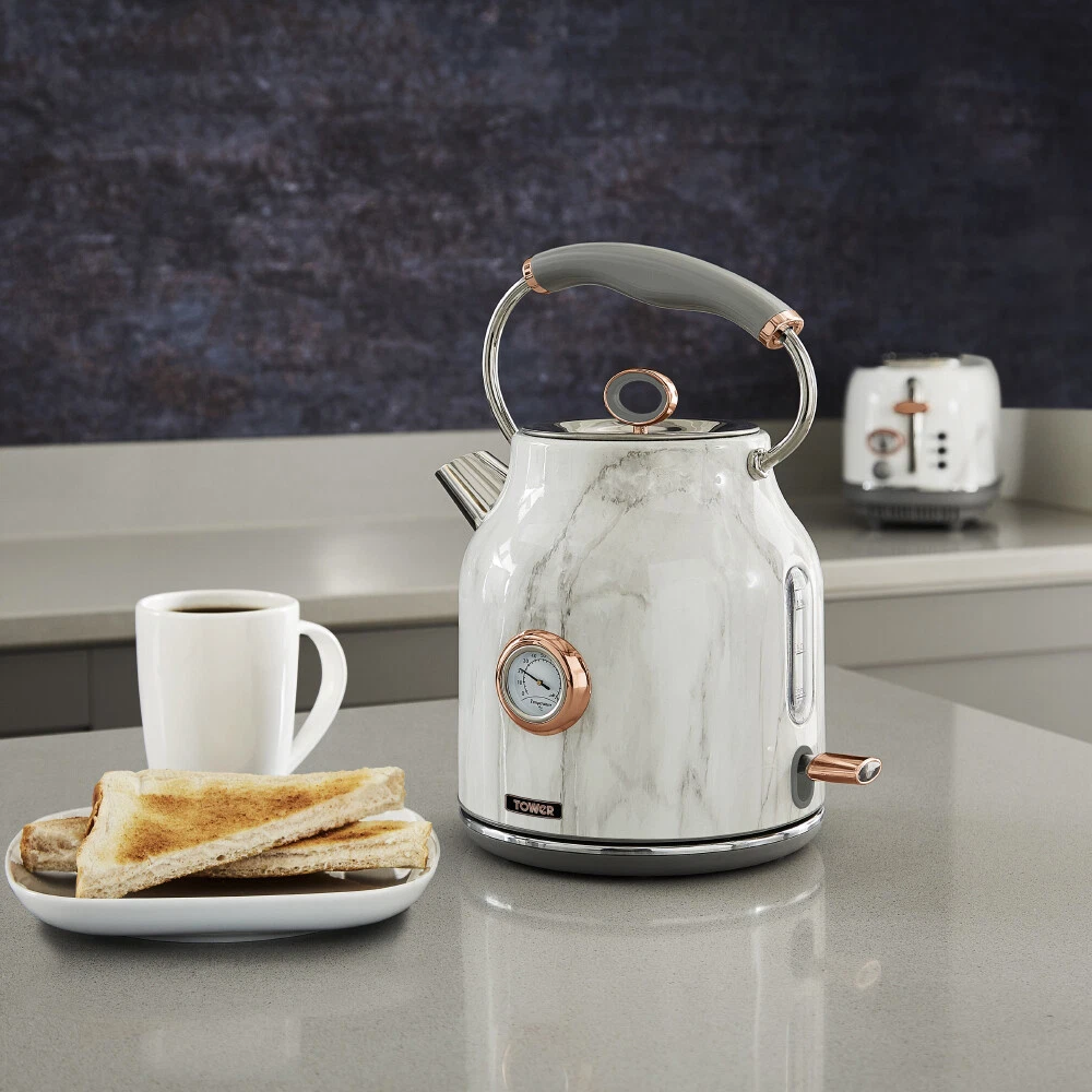 Marble kettle and toaster set cheap