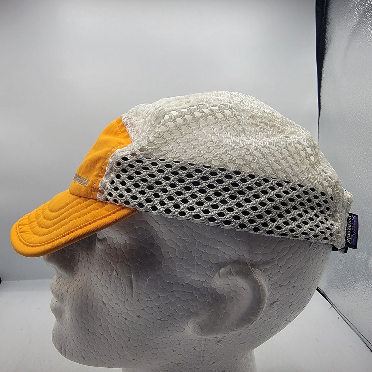 Patagonia Duckbill Cap Hat Adults Orange White Adjustable  display picture 2