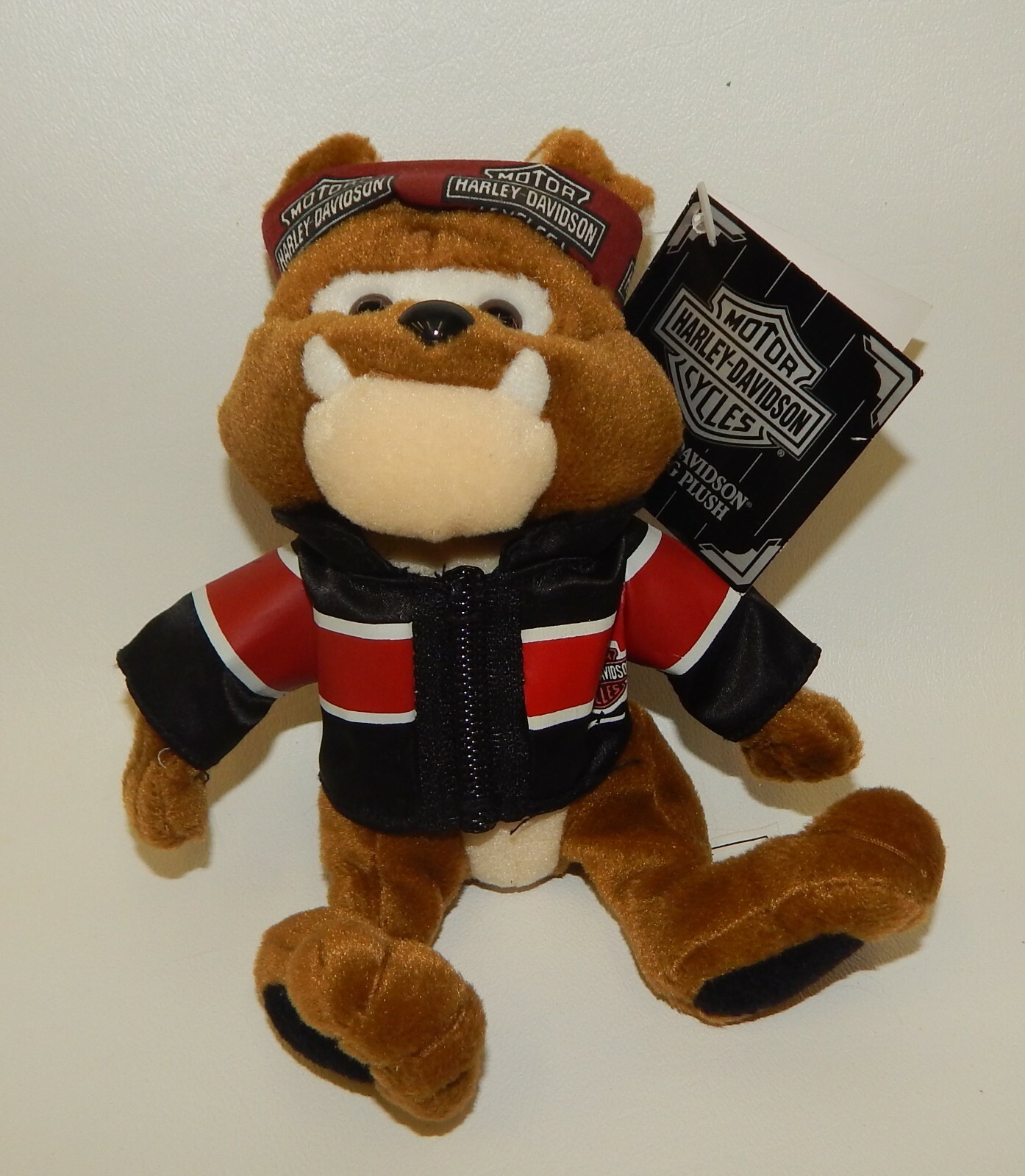 Harley Davidson 6" Bean Bag Stuffed Plush Animal Tanker Bulldog Dog 1999 NWT eBay