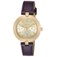 Furla Uhr Logolinks Multifunktion Gold Zifferblatt Quarz 35,5MM WW00030009L2 ...