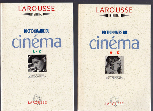 DICTIONNAIRE DU CINEMA LAROUSSE EN DEUX VOLUMES avec boitage | eBay