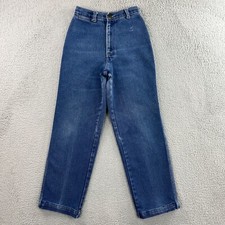 VTG Sears Jeans Women TAG 10P MZRS 22x27.5 High Waist Straight MOM Jeans 70s 80s