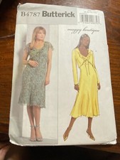 Butterick B4787 Easy Jacket & Dresses Sewing Pattern 6-12 Uncut